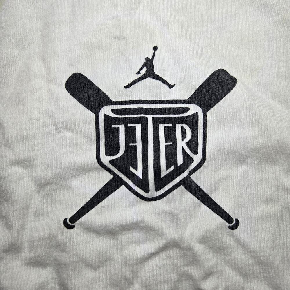 Vintage Jordan Brand Derek Jeter 3/4 Sleeve Legacy Baseball Shirt Men's Size XXL - Picture 2 of 7